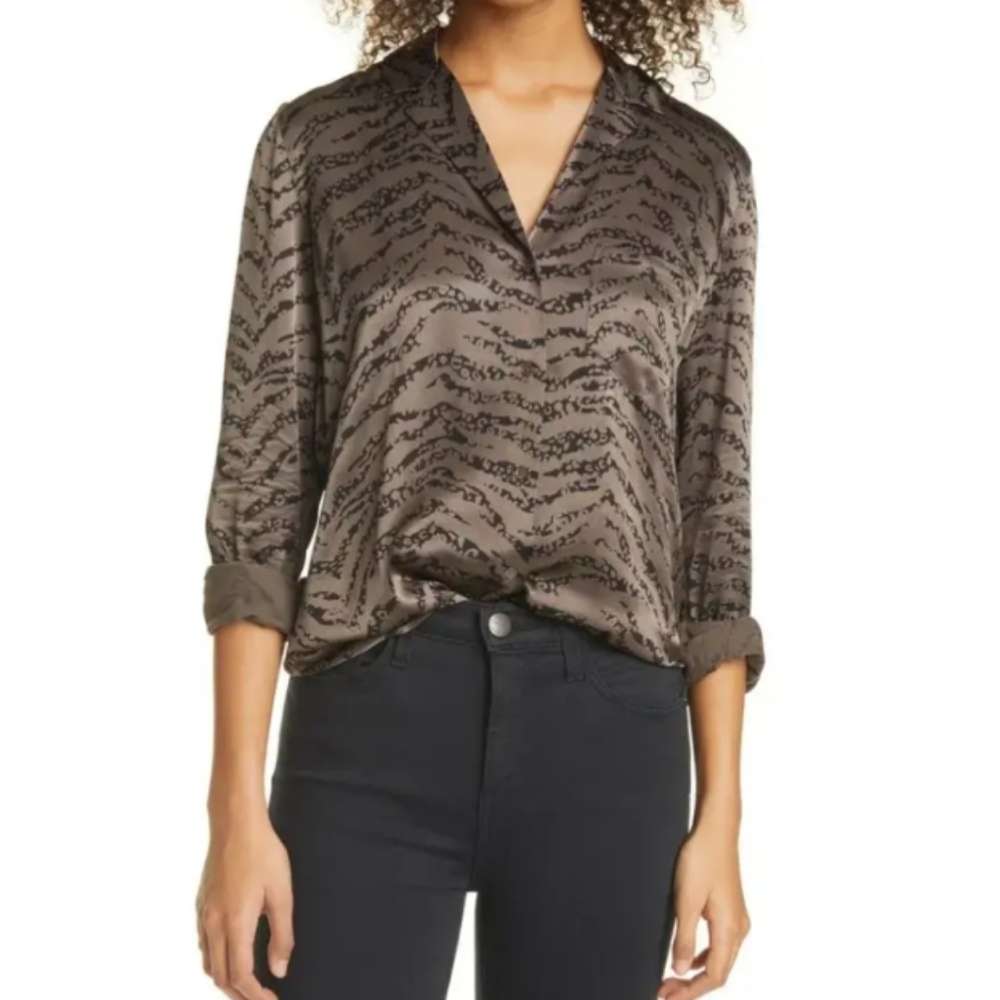 Rails Rebel Animal Print Shirt